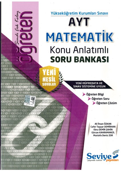 AYT Ögreten Matematik Soru Bankası Konu Anlatımlı