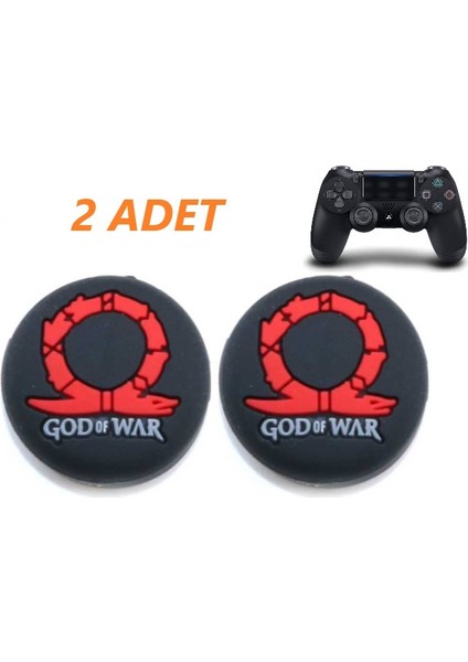 Ps4 Dualshock 4 2 Adet God Of War Kabartma Desenli Analog Başlığı