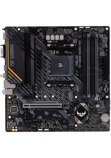 Tuf Gamıng B550M-E Wıfı Amd B550 Am4 DDR4 4800 Dp Hdmı Vga Çift M2 Usb3.2 Ax Wifi + Bt Aura Rgb Matx (Tuf Gamıng B550M-E Wıfı) Anakart