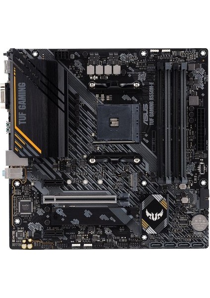 Tuf Gamıng B550M-E Amd B550 Am4 DDR4 4800 Dp Hdmı Vga Çift M2 Usb3.2 Aura Rgb Matx (Tuf Gamıng B550M-E) Anakart