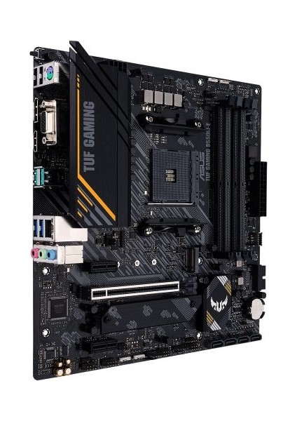 Tuf Gamıng B550M-E Amd B550 Am4 DDR4 4800 Dp Hdmı Vga Çift M2 Usb3.2 Aura Rgb Matx (Tuf Gamıng B550M-E) Anakart
