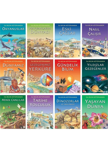 Nasıl Çalışır - Dünyamız - Gezegenimiz Yerküre - Gündelik Bilim - Yıldızlar ve Gezegenler 12'li Set