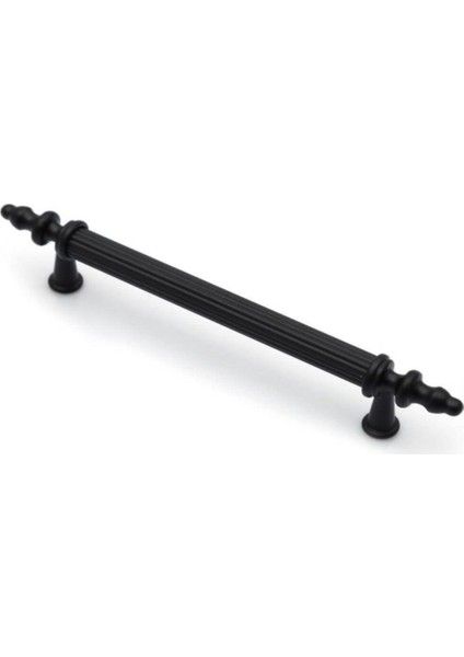 Kumru Boy Kulp Mat Siyah Dolap Vestiyer Çekmece Kulp 64 mm x 5