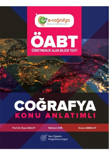 E-Coğrafya Yayınları Öabt Coğrafya Konu Anlatımı Mehmet Zor