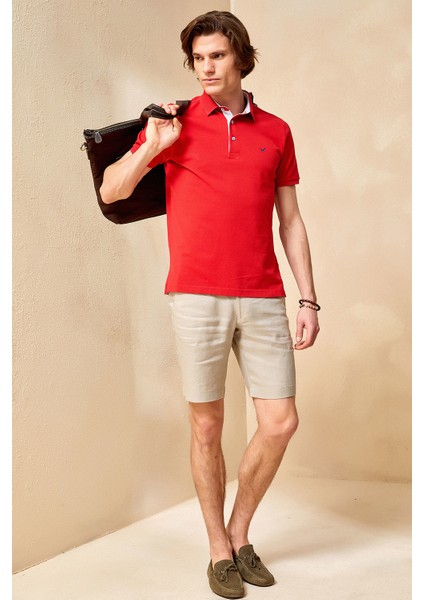 Barbados Erkek Polo - Kırmızı fiyatları