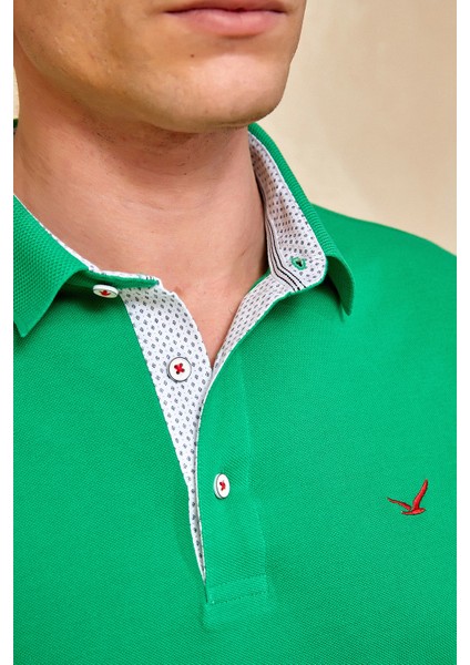 Barbados Erkek Polo - Koyu Yeşil fırsatları