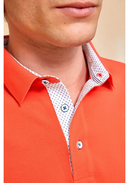 Barbados Erkek Polo - Mercan