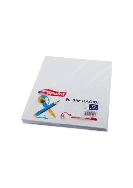 Sulu Boya Kağıdı 35 x 50 cm 20 Adet Canlı Renk Yansıtma Özelliğiyle