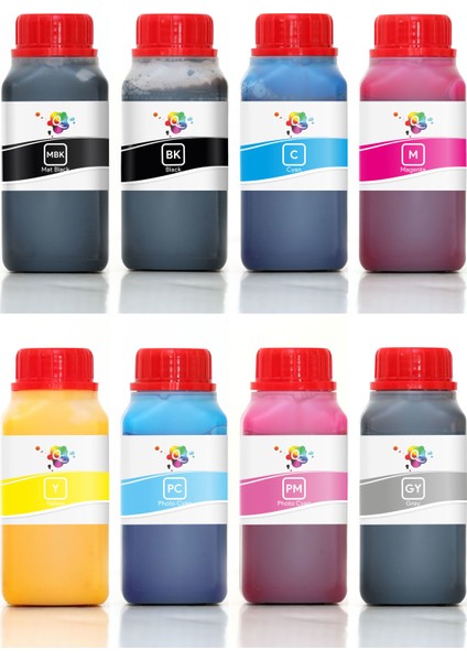 Canon Pfı 704 Kartuş Mürekkebi 8 Renk Pro Serisi 250ML Mürekkep Seti