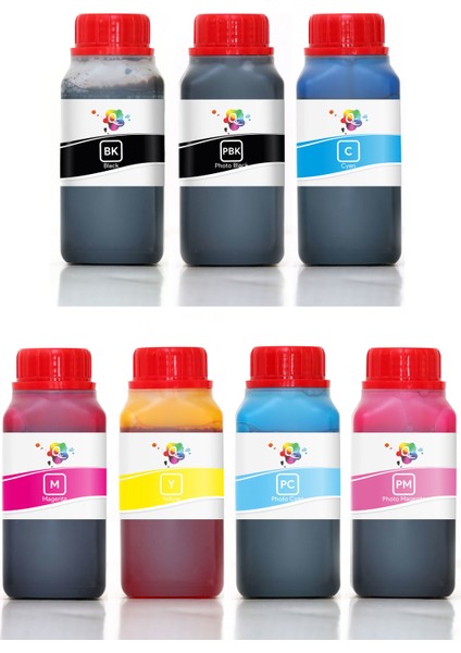 Canon Pixma MP970 Yazıcı Uyumlu Kartuş Mürekkebi Pro Serisi 250ML Mürekkep Seti