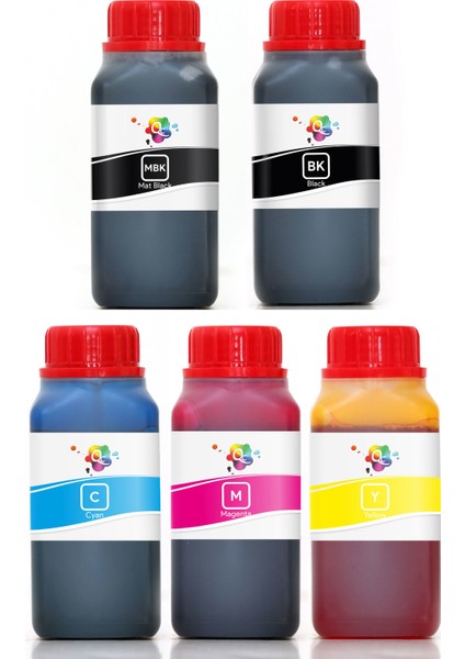 Canon Imageprograf IPF650 Yazıcı Uyumlu Kartuş Mürekkebi Pro Serisi 500ML Mürekkep Seti