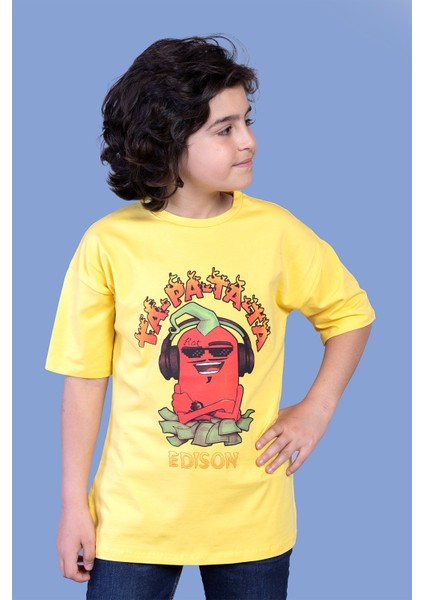 Toontoy Erkek Çocuk Baskılı Tişört