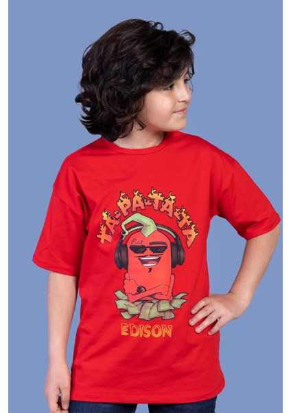 Toontoy Erkek Çocuk Baskılı Tişört