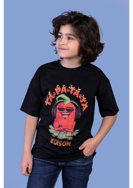 Toontoy Erkek Çocuk Baskılı Tişört