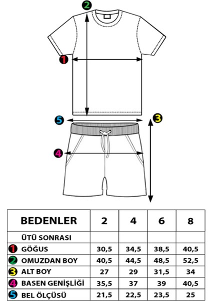 Toontoy Erkek Çocuk Baskılı Şortlu Takım fiyatları