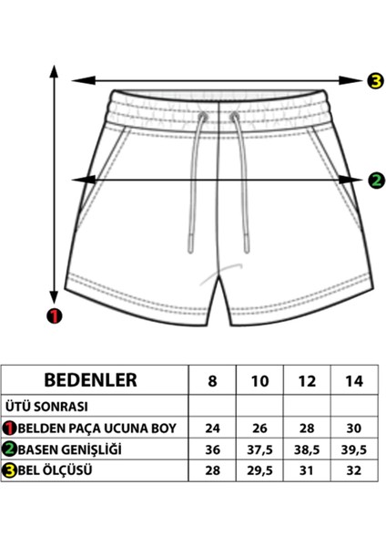 Toontoy Kız Çocuk Iki Yanı Cepli Baskılı Şort fiyatları