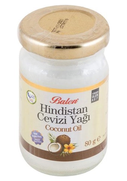 Organik Hindistan Cevizi Yağı 80 gr