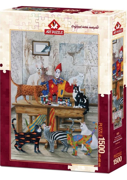 4543 Art Puzzle Renkli Dünyam 1500 Parça Puzzle / +15 Yaş