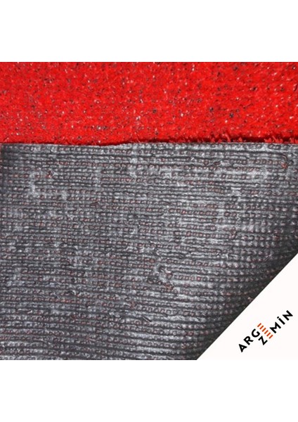 Argezemin Kırmızı Suni Çim Halı 7 mm 1 M x 3 M