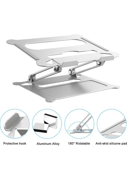 Alüminyum Macbook Notebook Taşınabilir Masaüstü Stand TME-ST01