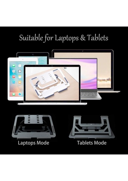 Macbook Notebook Taşınabilir Ayarlanabilir Ergonomik Stand ND06