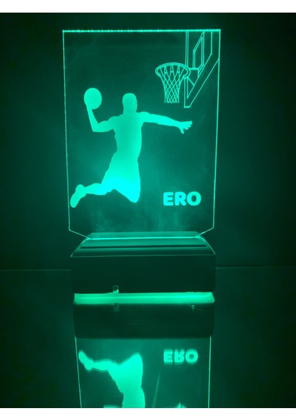 Kişiye Özel Basketbol Masaüstü 3D LED Lambaı fırsatları
