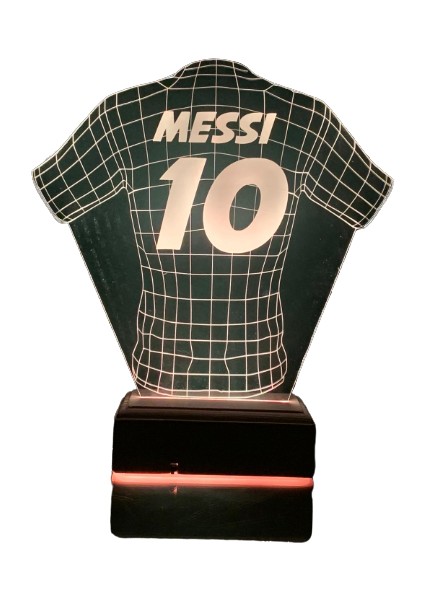 Futbol Sevenlere Hediye Tasarım 3D LED Forma Gece Lambası