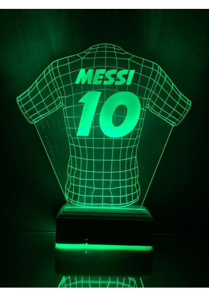 Futbol Sevenlere Hediye Tasarım 3D LED Forma Gece Lambası fırsatları