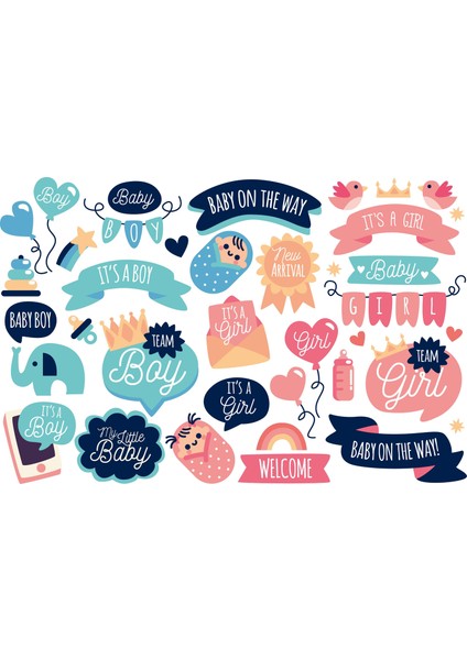 Bebek Stickerı (30X20 Cm)