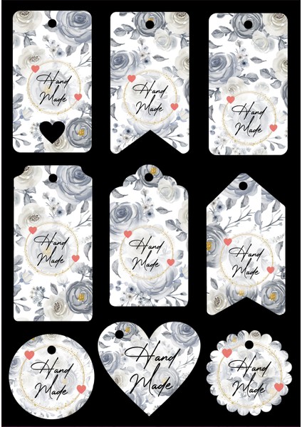 Made With Love Yazılı Kart Seti