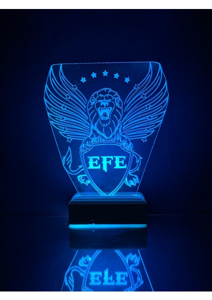 Kişiye Özel Kanatlı Aslan Hediyelik 3D LED Dekoratif Lamba indirimleri
