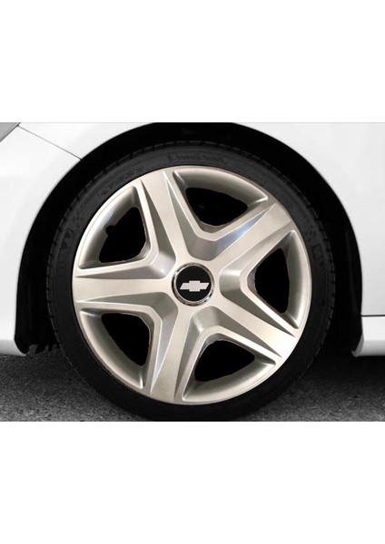 Chevrolet 16'' Inç Gri 4lü Set Jant Kapağı Çelik Jant Görünümlü