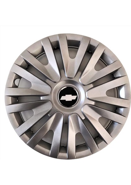Chevrolet 15'' Inç Gri 4'lü Set Jant Kapağı