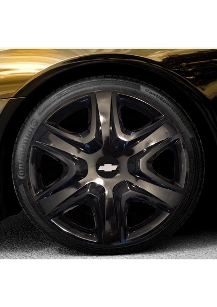 Chevrolet Kalos 14'' Inç Piano Black 4lü Set Jant Kapağı Çelik Jant Görünümlü fiyatları