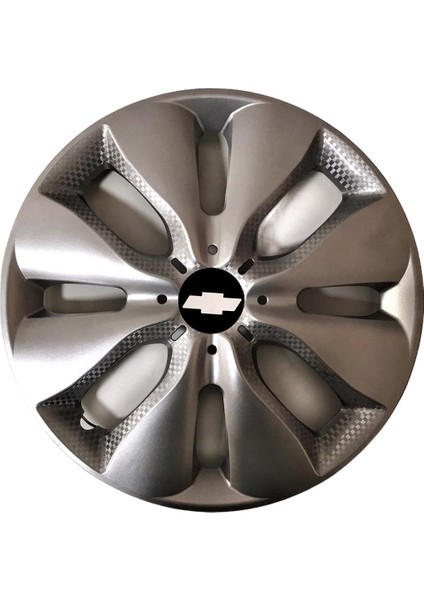 Chevrolet Beretta 13'' Inç Gri 4lü Set Jant Kapağı Çelik Jant Görünümlü