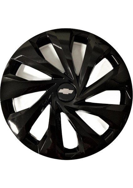 Chevrolet Beretta 14'' Inç Piano Black 4lü Set Jant Kapağı Çelik Jant Görünümlü