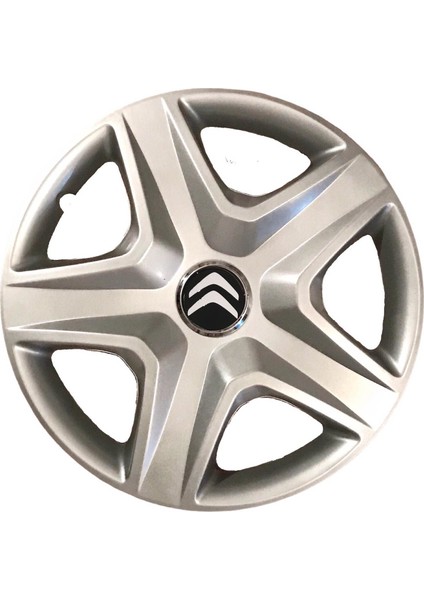Citroen Citroen C4 15'' Inç Gri 4lü Set Jant Kapağı Çelik Jant Görünümlü