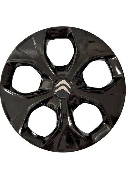 Citroen Citroen C7 14'' Inç Piano Black 4lü Set Jant Kapağı Çelik Jant Görünümlü