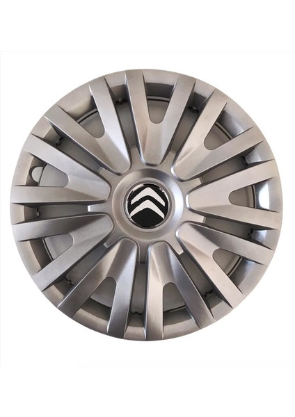 Citroen Citroen Berlingo 15'' Inç Gri 4lü Set Jant Kapağı Çelik Jant Görünümlü
