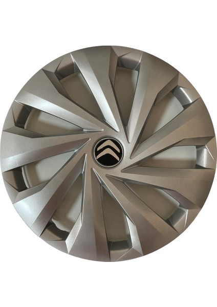 Citroen C3 Picasso 15'' Inç Gri 4lü Set Jant Kapağı Çelik Jant Görünümlü
