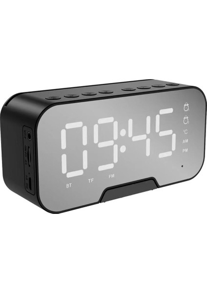 Kımıso K10 Alarmlı Dijital Çalar Saat /bluetooth Hoparlör Speaker Fm Radyo Çalar