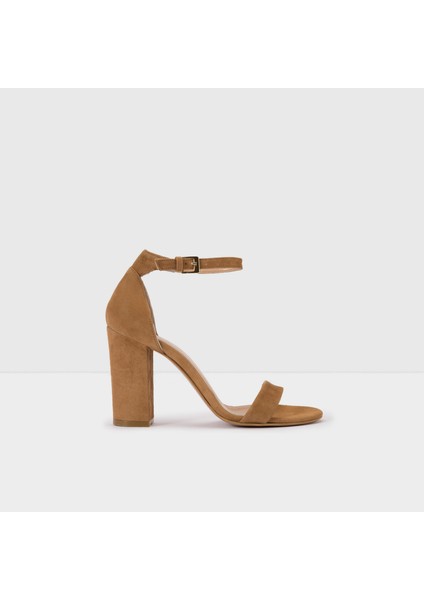 Jerayclya-Tr Sandalet Yüksek Topuklu Sandalet - Taba