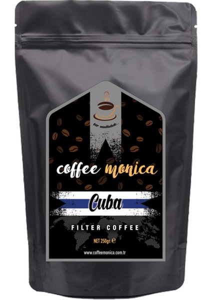 Coffeemonica Origin Cuba-Serrano Lavado Öğütülmüş Filtre Kahve 250 gr
