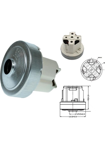 Samsung SC21F50VA/SC21F60WA/VC20F70HUCC Süpürge Motor