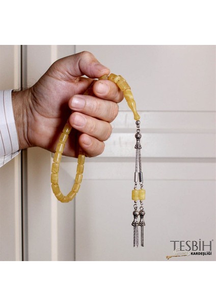 Kapsül Model Sıkma Kehribar Tesbih TSB0208