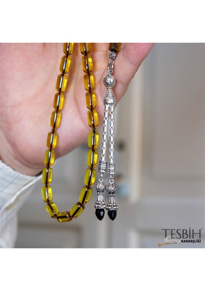 Kapsül Model Sıkma Kehribar Tesbih TSB0215