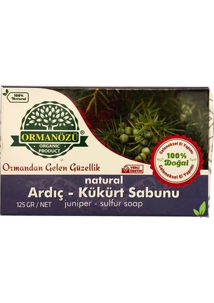 Natural Ardıç-Kükürt Sabunu 125 gr