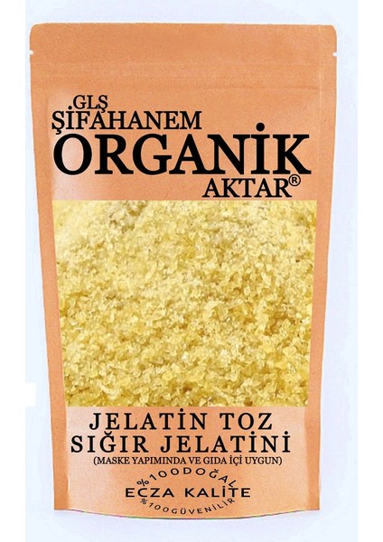 Jelatin Toz 500 gr Jilatin Toz Sığır Ecza Kalite