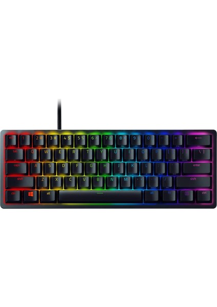 Huntsman Mini Red Switch Rgb Ingilizce Oyuncu Klavye