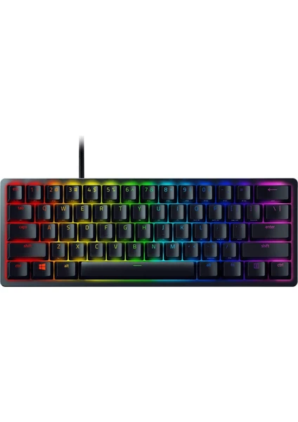 Huntsman Mini Red Switch Rgb Ingilizce Oyuncu Klavye